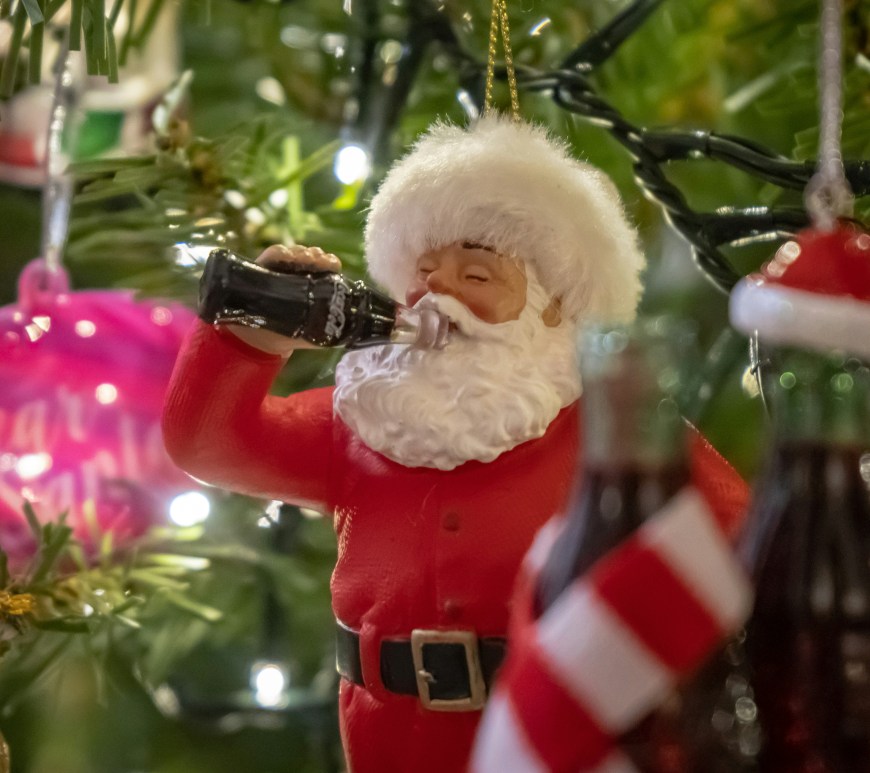 Even Santa isn't immune to holiday weight gain