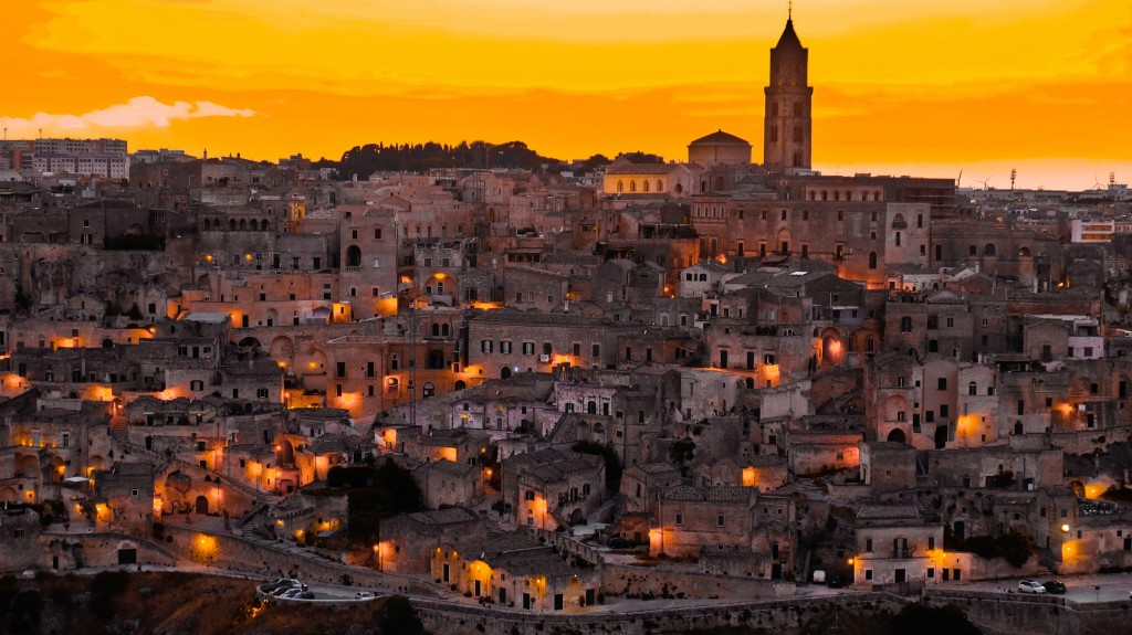 Matera in Italy - the world's healthiest country