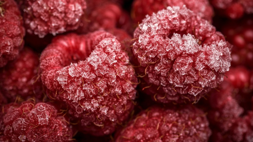 Frozen fruit is great for being plant based on a budget