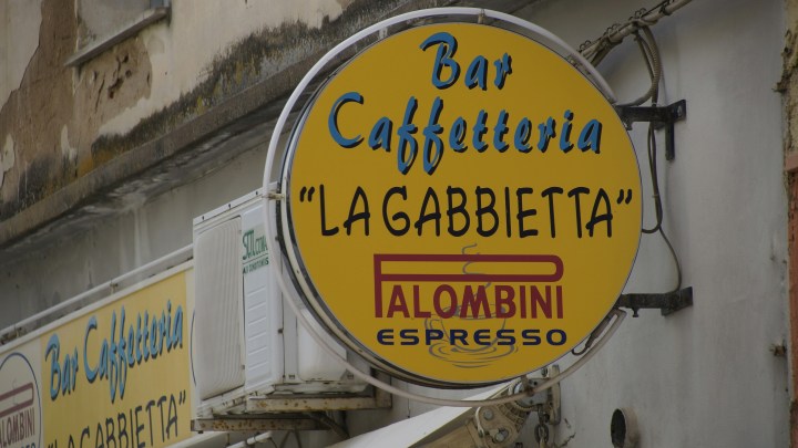 Is coffee good for you? An Italian coffee bar.